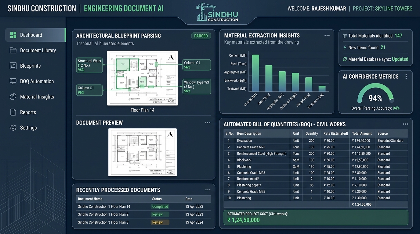 Sindhu Construction AI